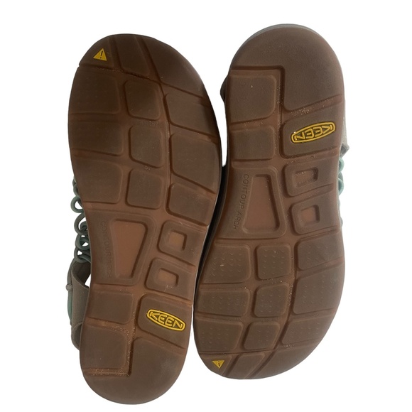 Keen UNEEK Cord Slip On 11 Hiking Sport Sandals Gray Green Lace Up women’s - Picture 7 of 7